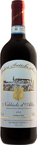 Bottiglia di Nebbiolo d’Alba DOC